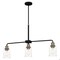 Quoizel Cox 3-Light Matte Black Island Light COX336MBK - alternate 1